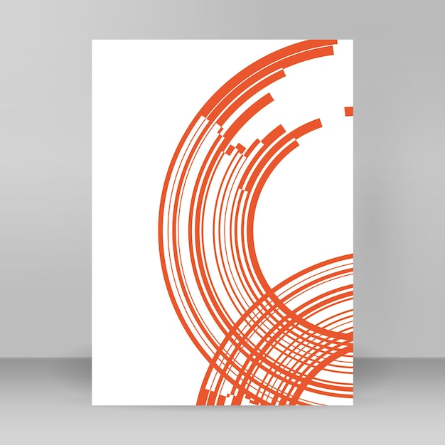 Elementos de diseño Onda de muchas líneas púrpuras anillo circular Rayas onduladas verticales abstractas sobre fondo blanco aislado Ilustración vectorial EPS 10 Ondas coloridas con líneas creadas con la herramienta Mezclar