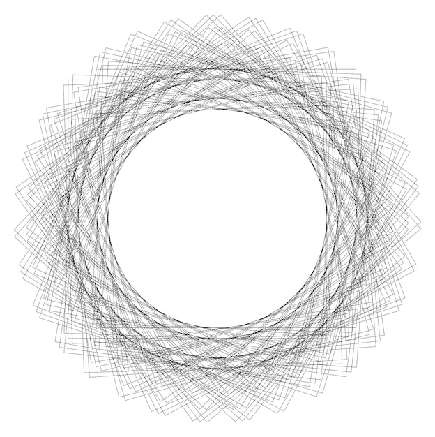 Elementos de diseño onda de muchas líneas púrpuras anillo circular rayas onduladas verticales abstractas sobre fondo blanco aislado ilustración vectorial eps 10 ondas coloridas con líneas creadas con la herramienta mezclar