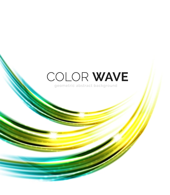 Elementos de diseño de onda vectorial borrosa
