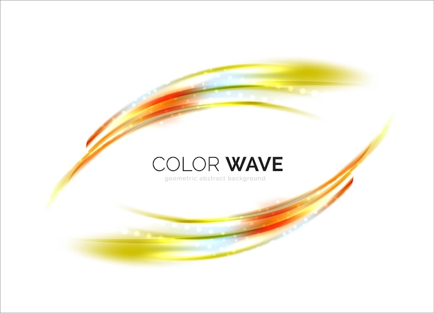 Elementos de diseño de onda vectorial borrosa