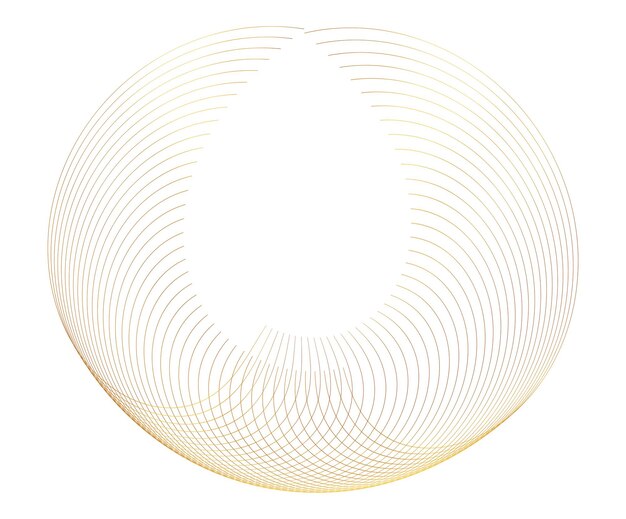 Elementos de diseño de ondas de muchas líneas púrpuras anillo de círculo con puntos rayas onduladas verticales abstractas en fondo blanco aisladas Ilustración vectorial EPS 10