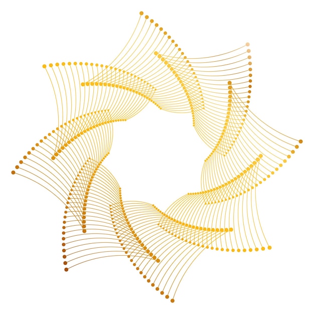 Elementos de diseño Ondas de muchas líneas púrpuras anillo de círculo rayas onduladas verticales abstractas en fondo blanco aisladas Ilustración vectorial EPS 10 Ondas coloridas con líneas creadas usando la herramienta de mezcla