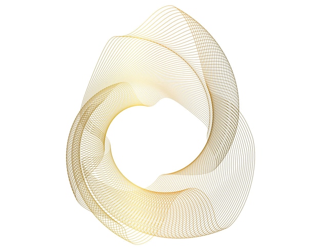 Elementos de diseño Ondas de muchas líneas púrpuras anillo de círculo rayas onduladas verticales abstractas en fondo blanco aisladas Ilustración vectorial EPS 10 Ondas coloridas con líneas creadas usando la herramienta de mezcla