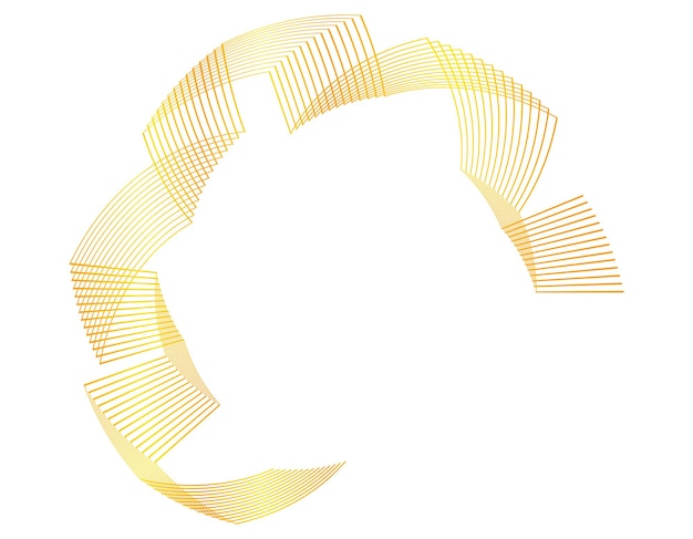 Elementos de diseño Ondas de muchas líneas púrpuras anillo de círculo rayas onduladas verticales abstractas en fondo blanco aisladas Ilustración vectorial EPS 10 Ondas coloridas con líneas creadas usando la herramienta de mezcla