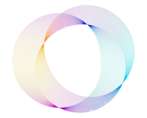 Elementos de diseño ondulados de muchas líneas brillantes rayas onduladas de brillo vertical abstracto en un fondo blanco aisladas arte de líneas creativas ilustración vectorial estilo art déco EPS 10 para invitación de boda