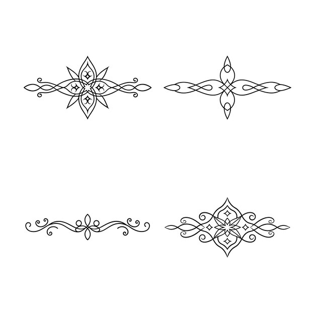 Elementos de diseño ornamental