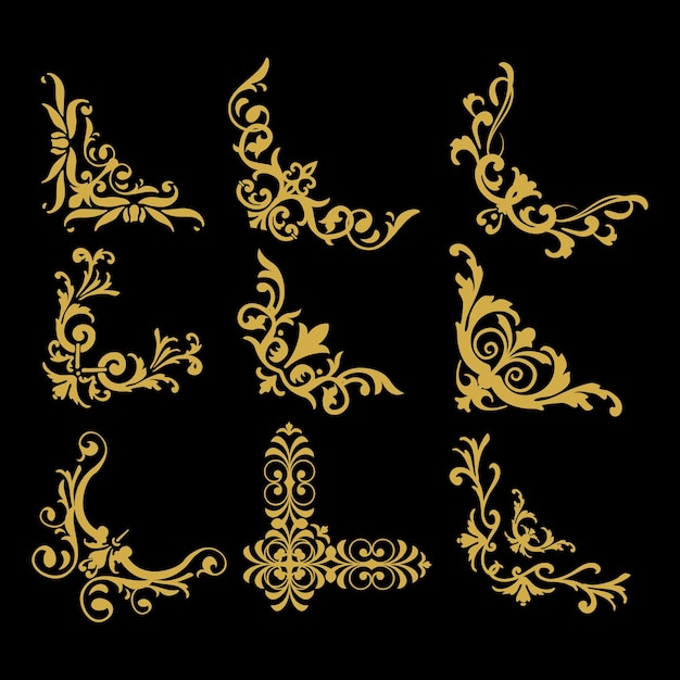 Elementos de diseño de ornamento del cristianismo.