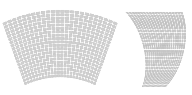 Elementos de diseño Patrón de puntos de semitono sobre fondo blanco Ilustración vectorial eps 10 marco con puntos aleatorios abstractos negros para tecnología big data tema grunge portada sobre hitech IT