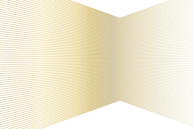 Elementos de diseño símbolo efecto puntos construcción Icono editable líneas doradas aisladas sobre fondo blanco
