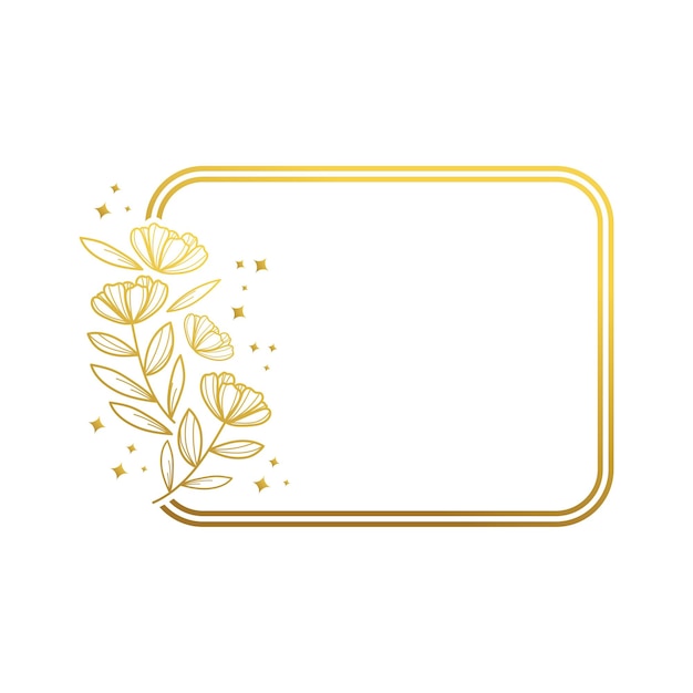 Elementos elegantes del logotipo floral Fronteras y divisores esquinas del marco y rama
