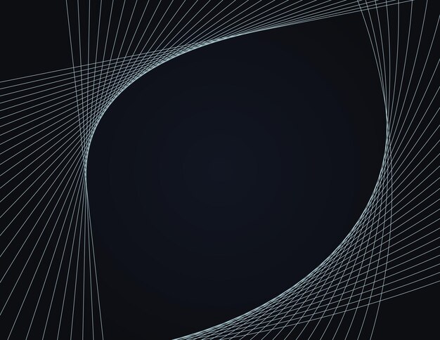 Vector elementos de fondo de diseño de líneas abstractas