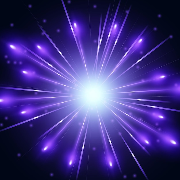 elementos de fuegos artificiales aislado vector plano de fondo con fuegos artificiales coloridos para el año nuevo