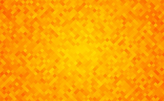 Elementos geométricos de fondo de mosaico naranja abstracto