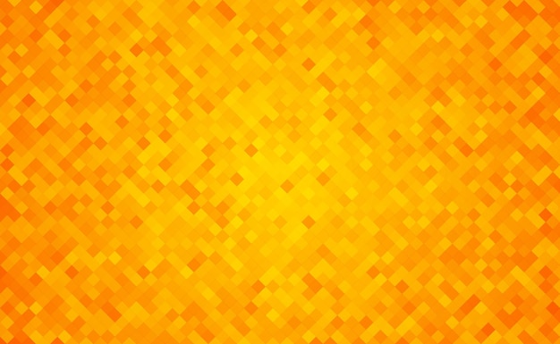 Elementos geométricos de fondo de mosaico naranja abstracto