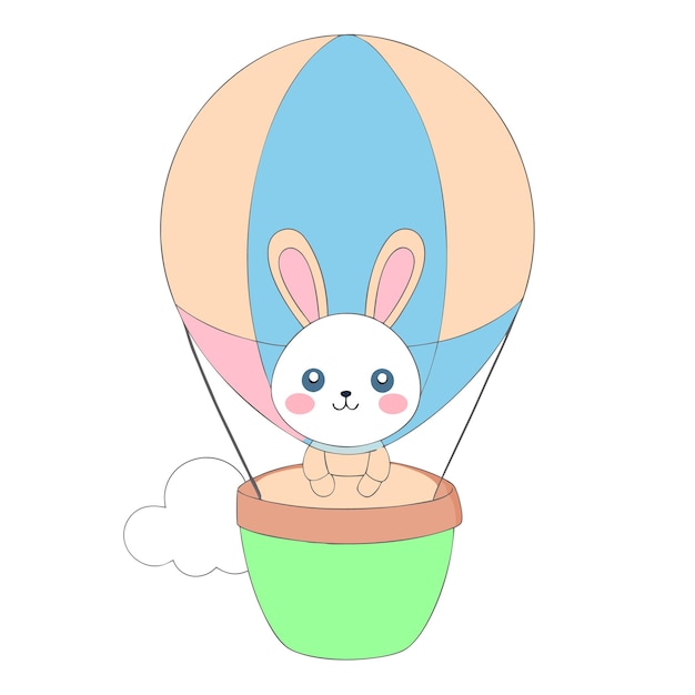 Elementos gráficos del día de Pascua Ilustración vectorial en fondo blanco