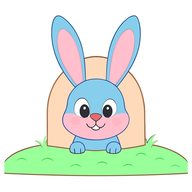 Elementos gráficos del día de Pascua Ilustración vectorial en fondo blanco
