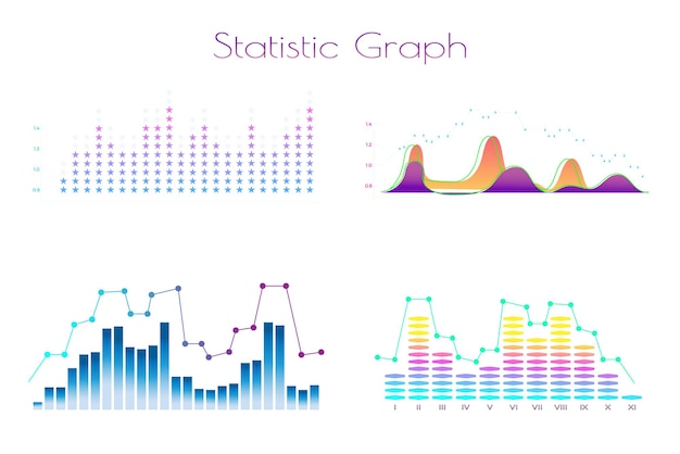 Vector elementos gráficos de información