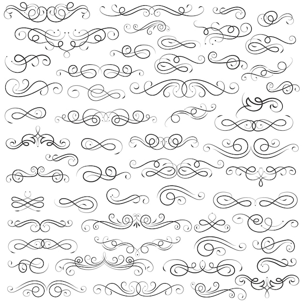 Elementos gráficos vectoriales para el diseño Elementos vectoriales Elementos giratorios Ilustración decorativa