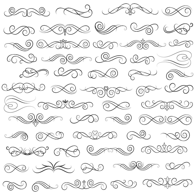 Elementos gráficos vectoriales para el diseño Elementos vectoriales Elementos giratorios Ilustración decorativa