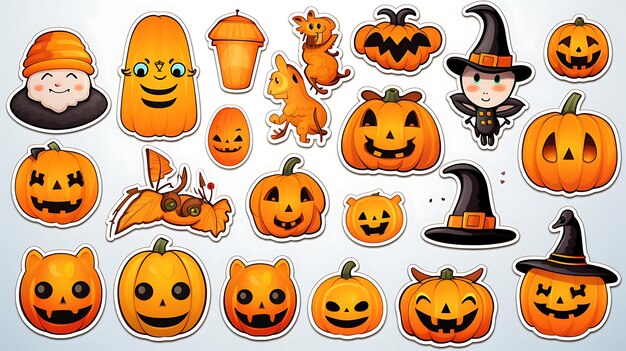 Vector los elementos de halloween