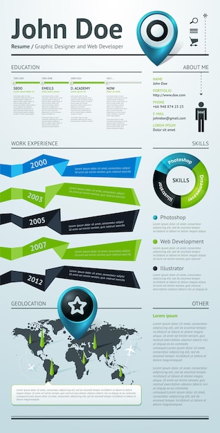 Vector elementos de infografía con botones y menús ilustración vectorial