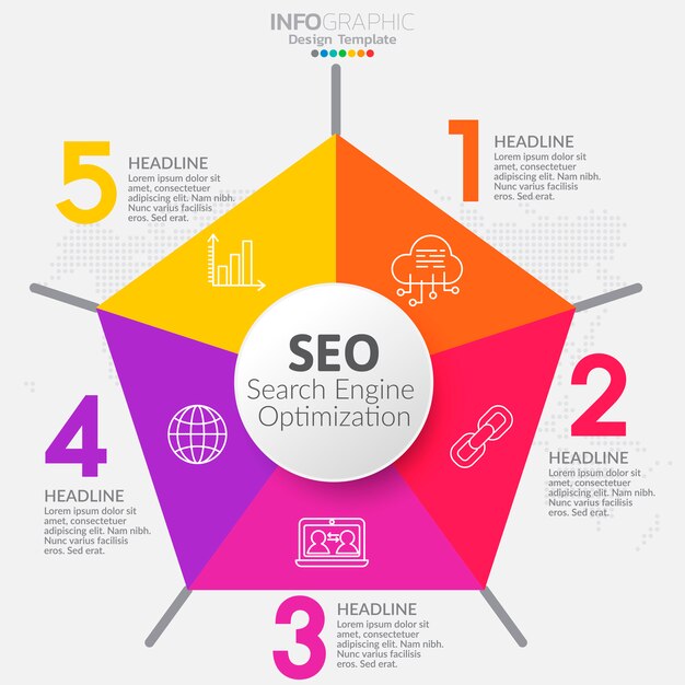 Elementos infográficos para contenido, diagrama, diagrama de flujo, pasos, partes, línea de tiempo, flujo de trabajo, gráfico.