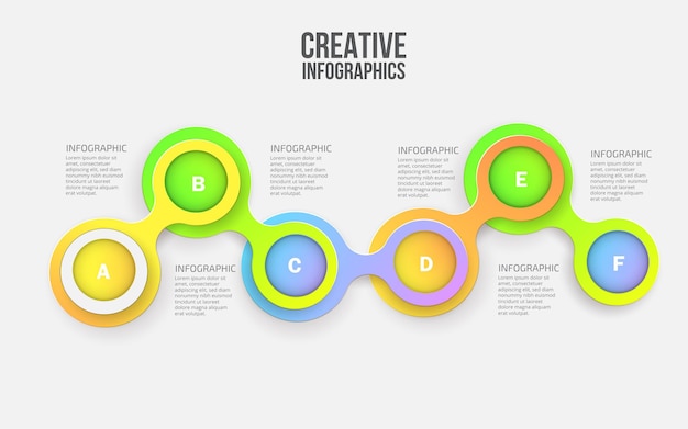 Vector elementos infográficos creativos