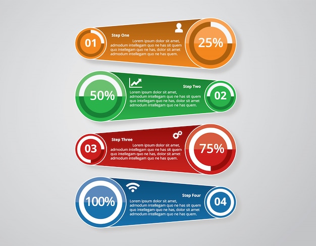 Vector elementos infográficos diseño vectorial