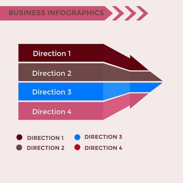 Elementos infográficos: ilustración vectorial de negocios para presentación, folleto, sitio web, blog, diseño de flujo de trabajo, folleto, pancarta, tarjeta, opciones de aumento, diseño web, afiche, volante, línea de tiempo.