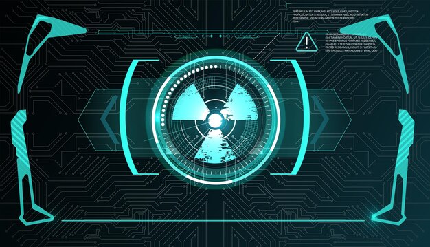 Vector los elementos de interfaz hud futuristas establecen gráficos vectoriales de alta calidad para la interfaz digital profesional