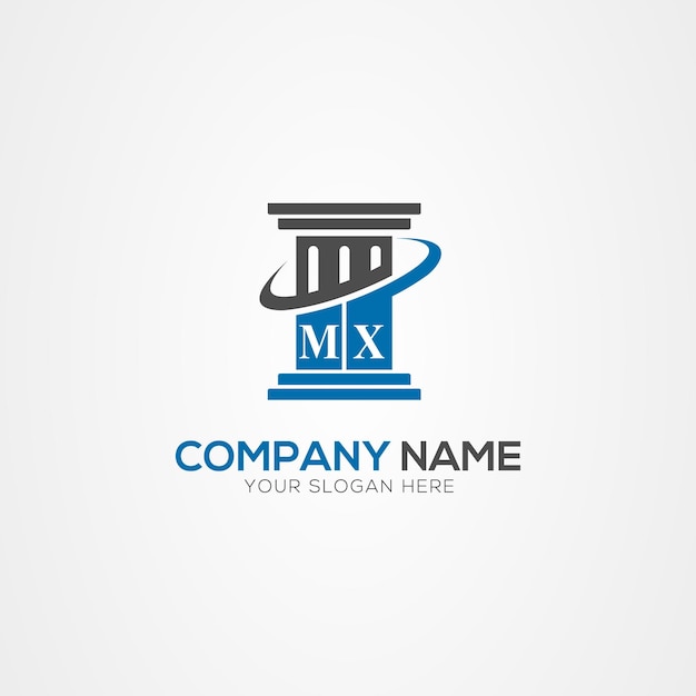 Elementos del logotipo del bufete de abogados de justicia creativa