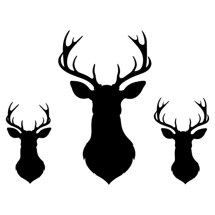 Elementos de Navidad e Invierno Colección Vector Silueta