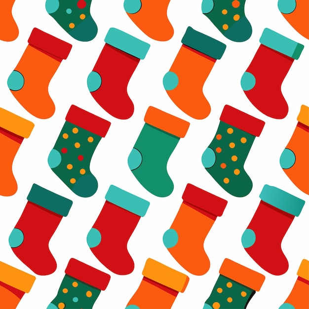 Elementos navideños Diseño de patrones Elementos tradicionales de Navidad y Año Nuevo