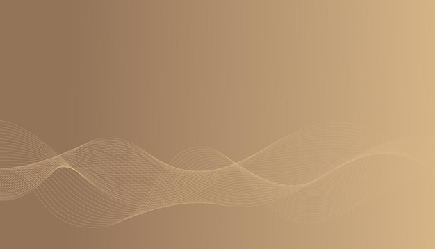 Elementos ondulados dorados para su diseño.