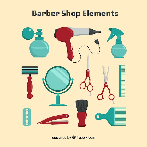 Elementos plana Barbero