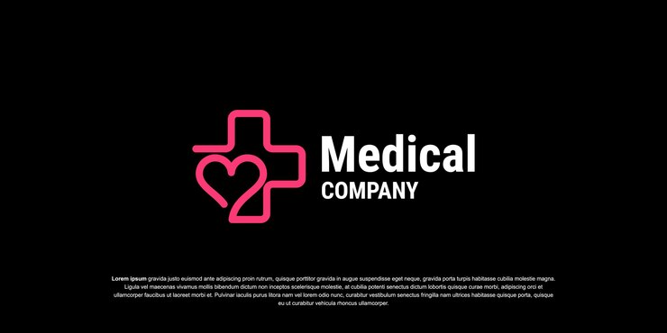 Elementos de plantilla de diseño de la cruz más el icono del logotipo Logotipo médico