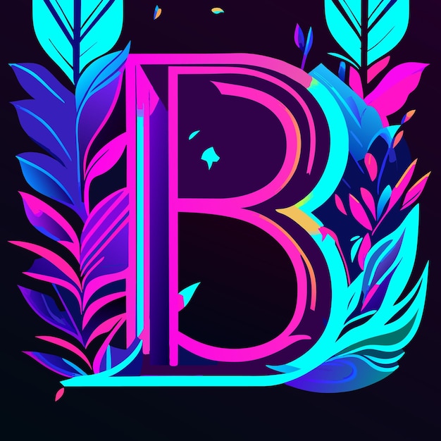 Vector elementos de plantilla de diseño de icono de letra b logo