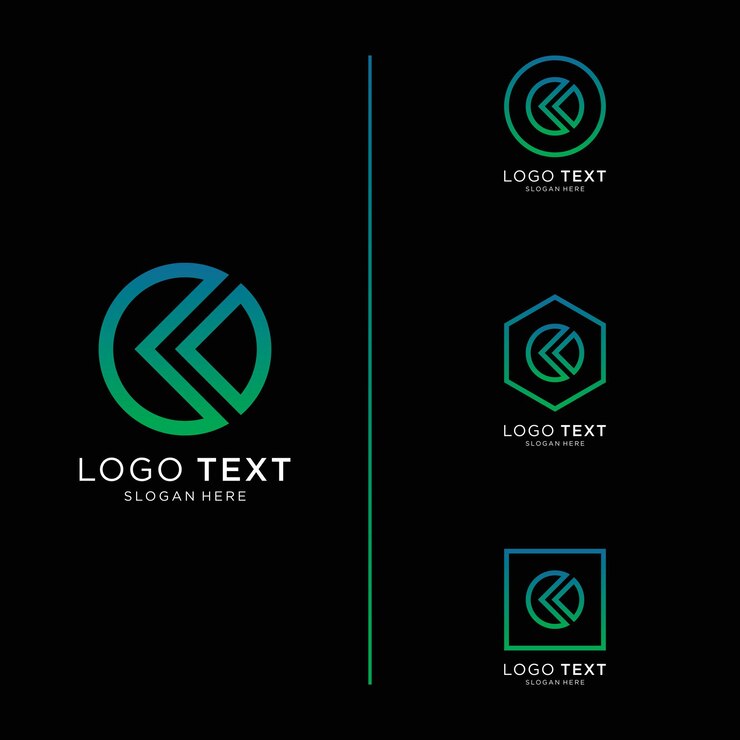 Vector elementos de plantilla de diseño de icono de letra c logo