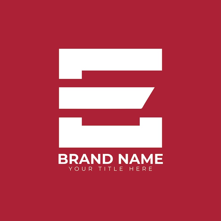 Vector elementos de plantilla de diseño de icono de letra e de logo