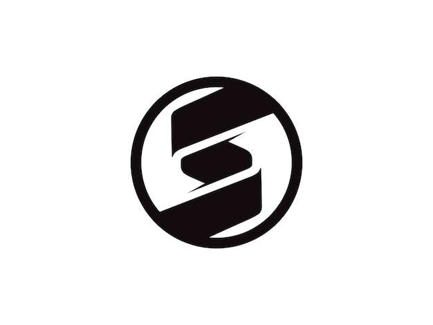 Elementos de plantilla de diseño de icono de letra S logo