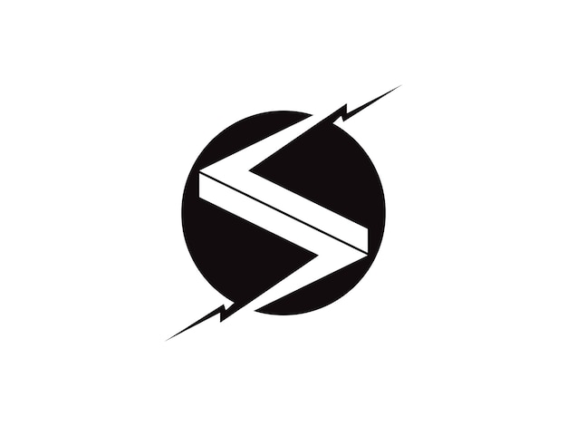 Elementos de plantilla de diseño de icono de letra S logo