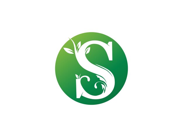 Elementos de plantilla de diseño de icono de letra S logo