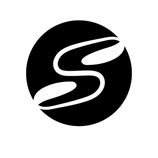 Elementos de plantilla de diseño de icono de letra S logo