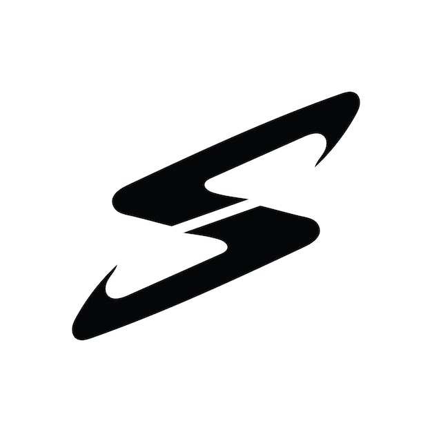 Elementos de plantilla de diseño de icono de letra S logo