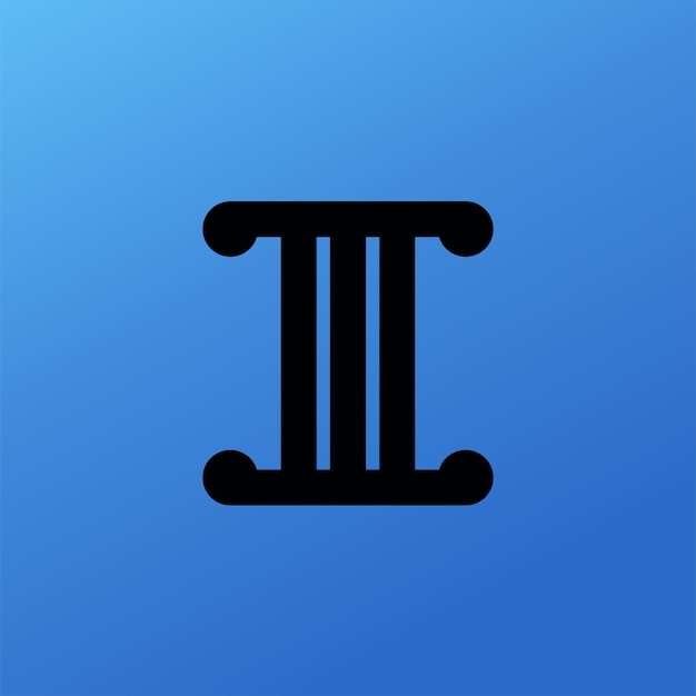 Elementos de plantilla de diseño de icono de letra T logo