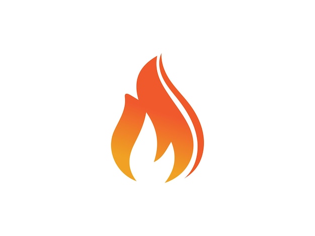Elementos de plantilla de diseño de icono de logotipo de fuego Iconos de vector de llama de fuego
