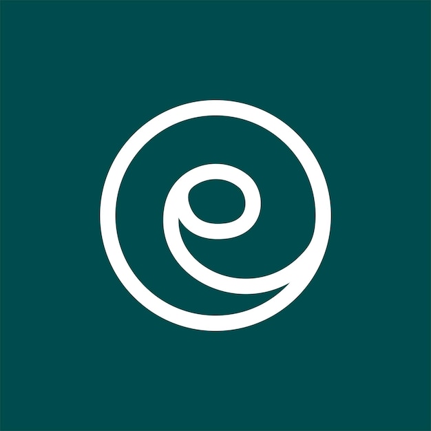 Elementos de plantilla de diseño de icono de logotipo de letra E ilustración vectorial