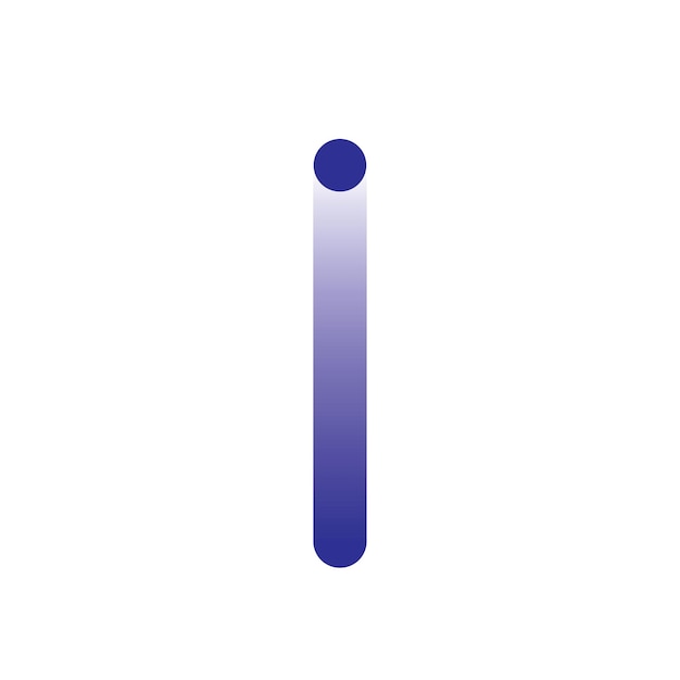 Elementos de plantilla de diseño de icono de logotipo de letra I