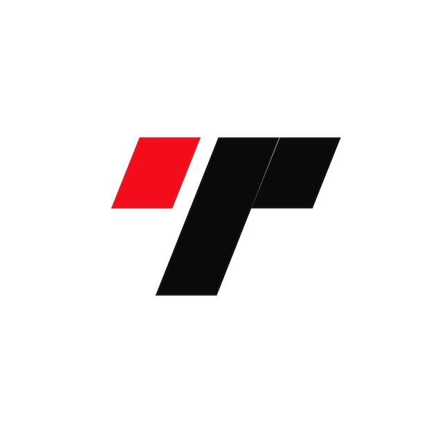 Elementos de plantilla de diseño de icono de logotipo de letra T ilustración vectorial