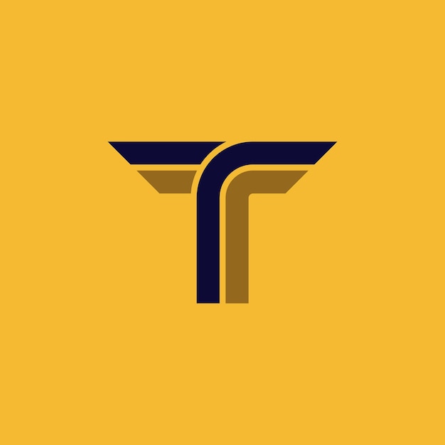 Elementos de plantilla de diseño de icono de logotipo de letra T ilustración vectorial